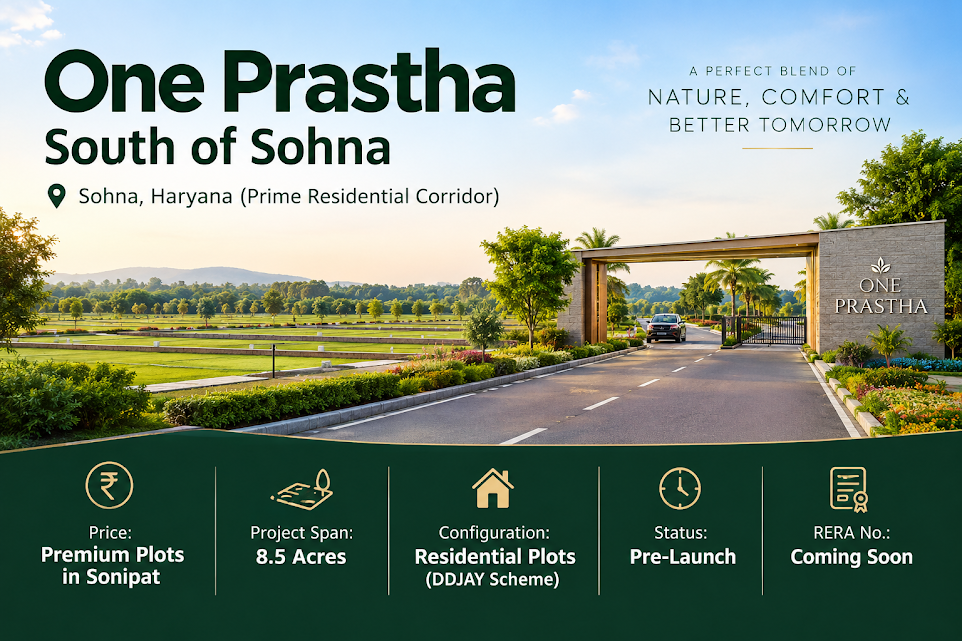 One Prastha South of Sohna - Premium Plots in Sonipat